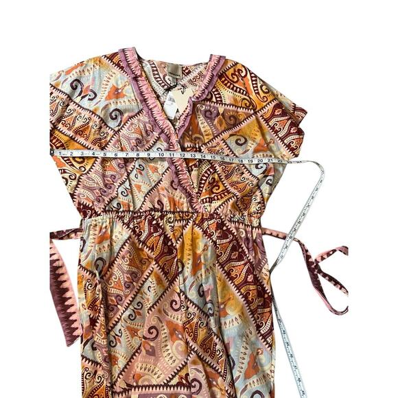 Industry Republic Clothing Geometric 100% Cotton Romper In Aztec Multi Large - Picture 7 of 10